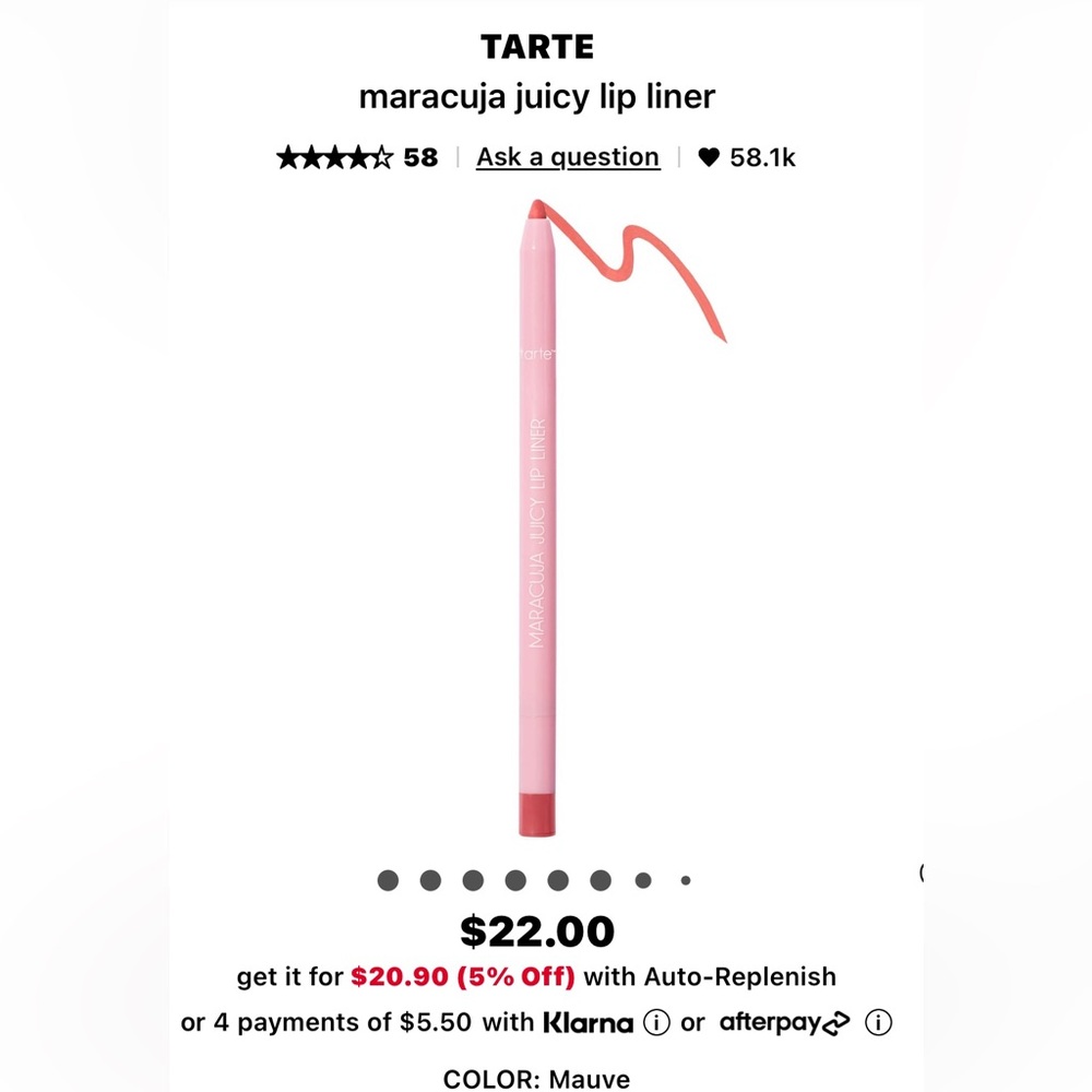 New Maracuja Juicy Lip Liner - Mauve